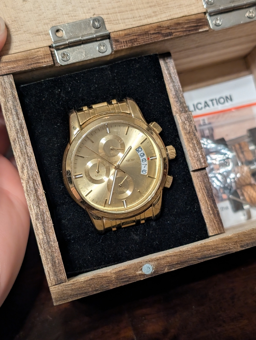 Olmeca Gold Watch - Picture 2 of 6